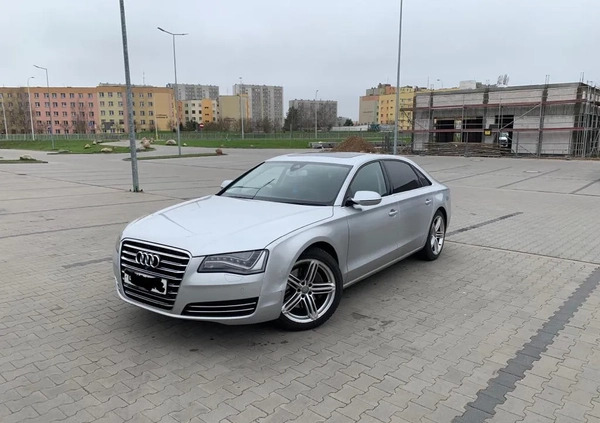 Audi A8 cena 41900 przebieg: 194212, rok produkcji 2013 z Suwałki małe 79